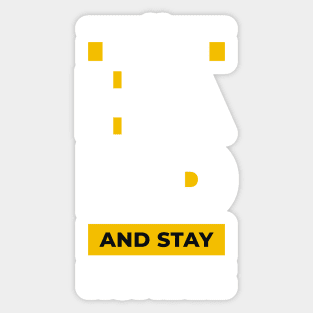 Work Hard and Stay Humble Sticker